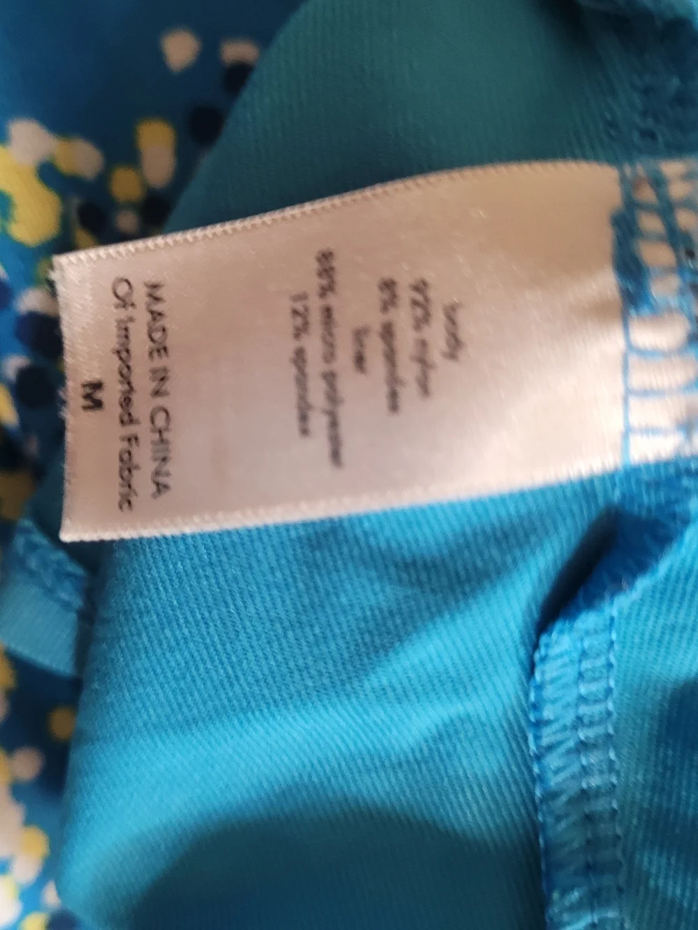 Lucy Turquoise Swim Skirt with Printed Built-In Shorts